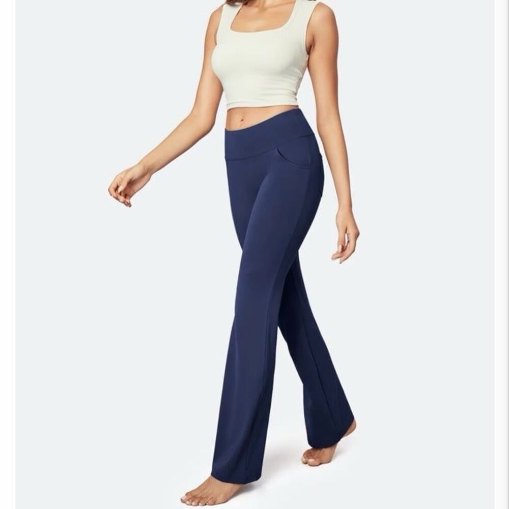 IUGA High Waisted Bootcut Yoga Pants With 4 Pockets